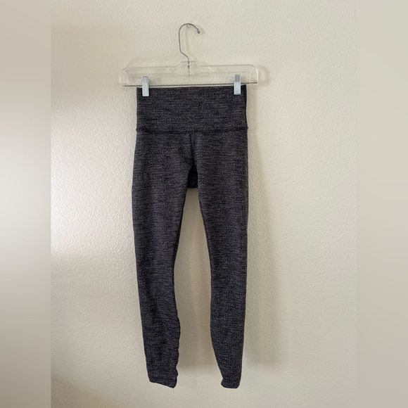 Lululemon Athletica Charcoal Heather Leggings ‘33 - Picture 1 of 4